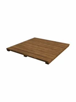 Acacia Wood Insert -akaasiapuinen taso laajennuspöytärunkoon