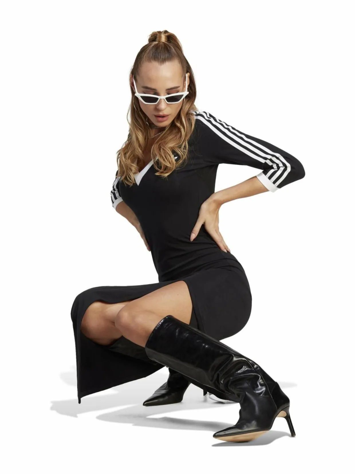 Adicolor Classics 3 Stripes V-neck -maksimekko