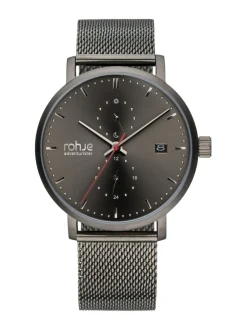 Adventurister Dark -rannekello, teräsranneke