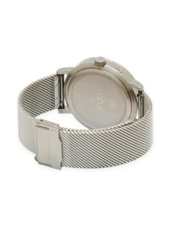 Adventurister White -rannekello, teräsranneke