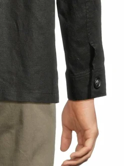 Aiden-pellavakauluspaita