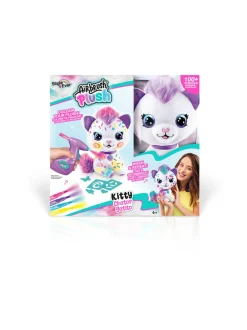 AIRBRUSH PLUSH Pehmokissanpentu ja kynäruisku, 25 cm