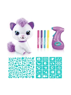 AIRBRUSH PLUSH Pehmokissanpentu ja kynäruisku, 25 cm