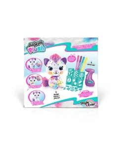 AIRBRUSH PLUSH Pehmokissanpentu ja kynäruisku, 25 cm