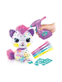 AIRBRUSH PLUSH Pehmokissanpentu ja kynäruisku, 25 cm