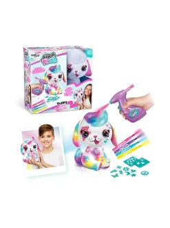 AIRBRUSH PLUSH Pehmokoiranpentu ja kynäruisku, 26 cm