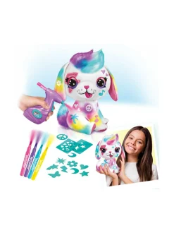 AIRBRUSH PLUSH Pehmokoiranpentu ja kynäruisku, 26 cm