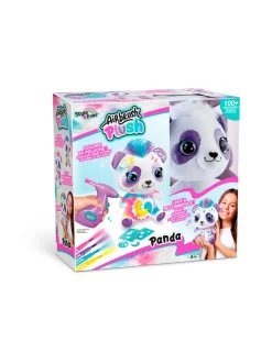 AIRBRUSH PLUSH Pehmopanda ja kynäruisku, 25 cm