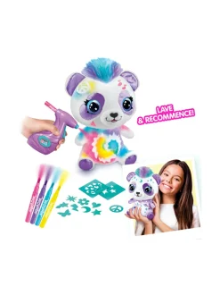 AIRBRUSH PLUSH Pehmopanda ja kynäruisku, 25 cm