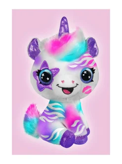 AIRBRUSH PLUSH Pehmoyksisarvinen ja kynäruisku, 25 cm