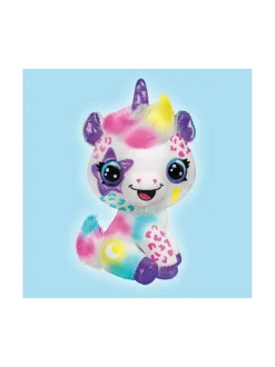 AIRBRUSH PLUSH Pehmoyksisarvinen ja kynäruisku, 25 cm