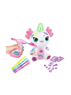 AIRBRUSH PLUSH Pehmoyksisarvisaksolotli ja kynäruisku