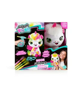 AIRBRUSH-pehmolelusetti Neonyksisarvinen