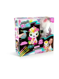 AIRBRUSH-pehmolelusetti Neonyksisarvinen