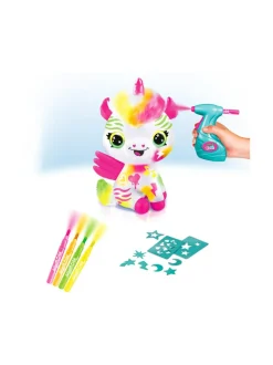 AIRBRUSH-pehmolelusetti Neonyksisarvinen