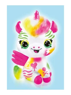 AIRBRUSH-pehmolelusetti Neonyksisarvinen