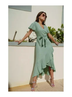 Annika Dress, Desert Sage