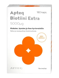Apteq Biotiini Extra 180 kapselia