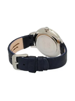 Artister Into the Blue -rannekello, tumman sininen poronnahkaranneke