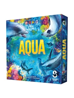 ASMODEE lautapeli Aqua (suomenkielinen ja ruotsikielinen)