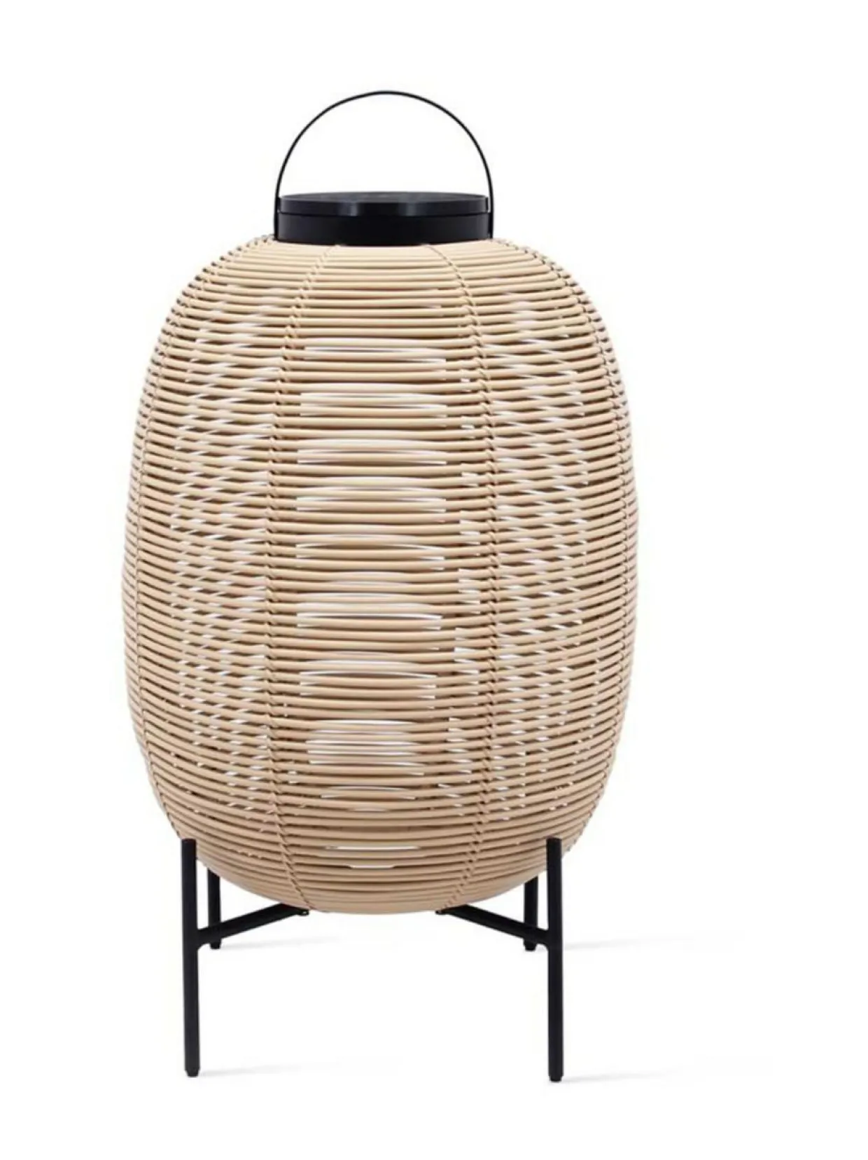 Aurinkokennovalaisin Tika 69 cm, teräsjalka, Camel