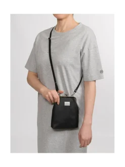 AVARA laukku, musta nahka