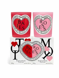Baies & Roses duo -kynttiläsetti