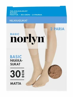 Basic 30 den -nilkkasukat 2-pack