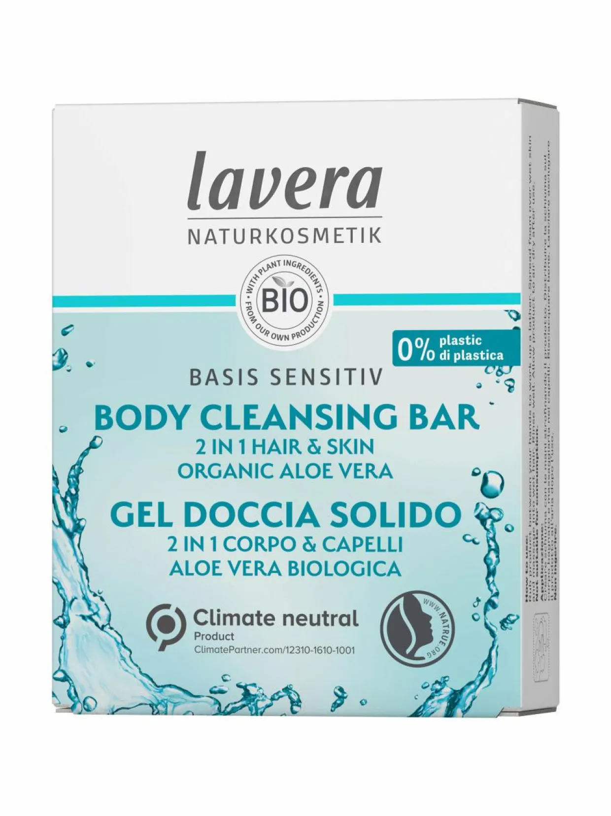 Basis Sensitiv 2in1 Cleansing Bar -palasaippua vartalolle ja hiuksille 50g
