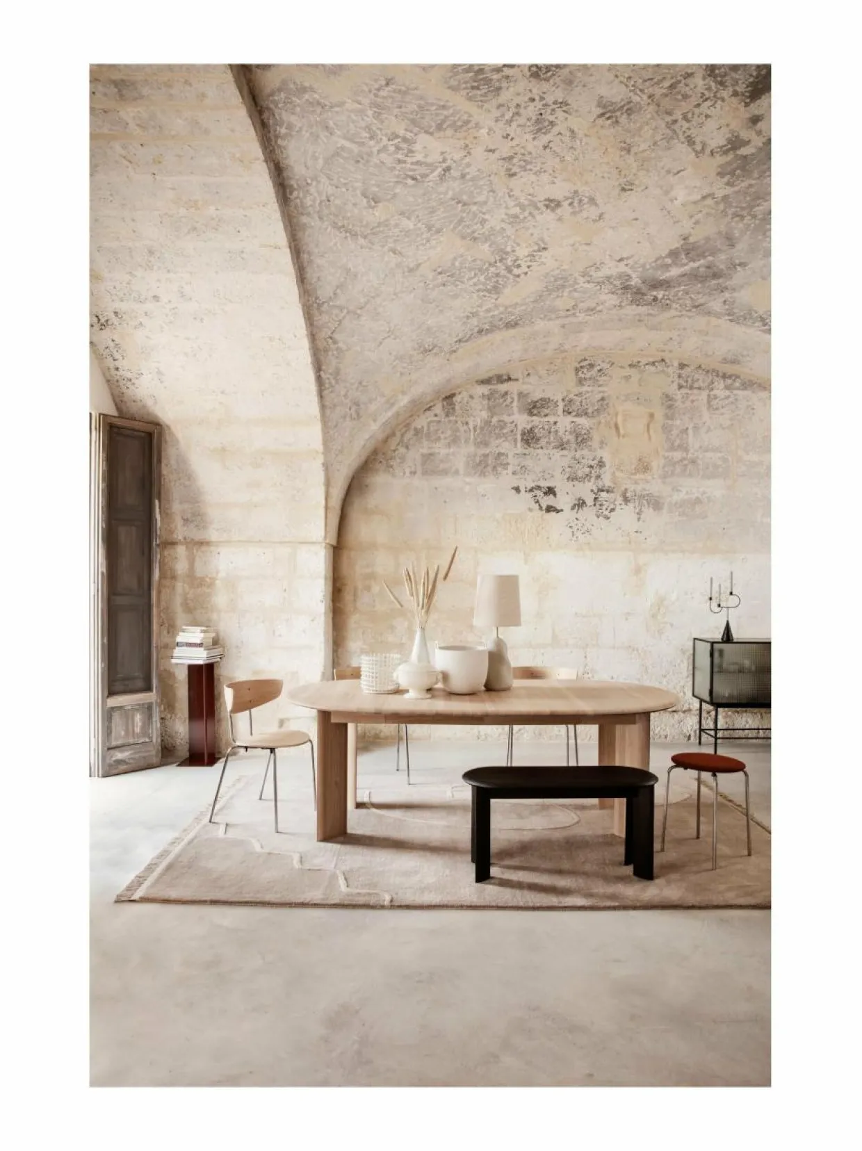 Bevel Table Extendable -jatkettava pöytä