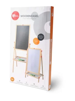 bo. Puinen maalausteline, kaksipuolinen piirustusalusta