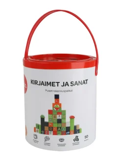 bo. Puiset palikat Aakkoset ja sanat (suomenkielinen)