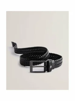 Braidie-punottu nahkavyö