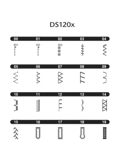 Brother DS120x elektroninen ompelukone