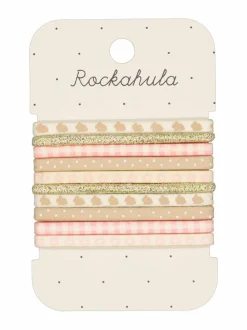 Bunny Gingham Elastic Pony -hiuslenkit 10 kpl