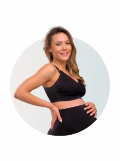 Carriwell Seamless Carri-Gel imetysliivi - musta