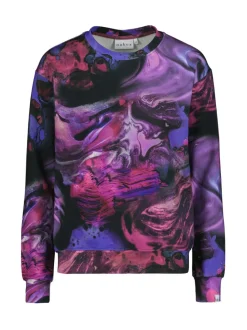 Casual Chic Print Shirt, Marble