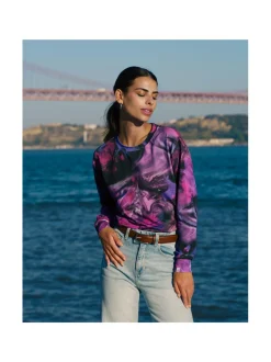 Casual Chic Print Shirt, Marble