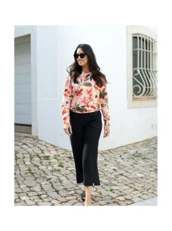 Casual Chic Print Shirt, Siesta