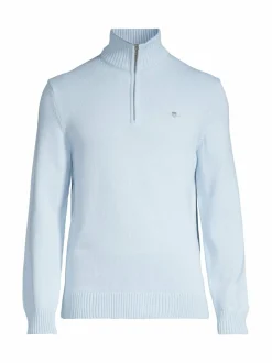 Casual Halfzip -puuvillaneule