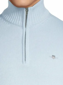 Casual Halfzip -puuvillaneule