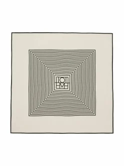 Centered Monogram -silkkihuivi