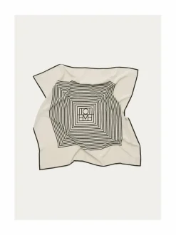 Centered Monogram -silkkihuivi