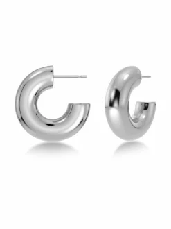 Chunky Creoles S Steel -korvakorut