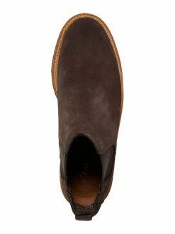 Clarkdale Easy Chelsea Wide -mokkanahkanilkkurit