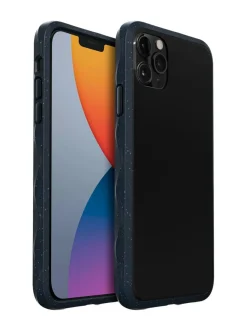 CRYSTAL MATTER iPhone 12/12 Pro -suojakuori - tummansininen/kirkas