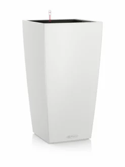 CUBICO Color 40 matta valkoinen Altakasteluruukku ∅40x40 korkeus 75 cm