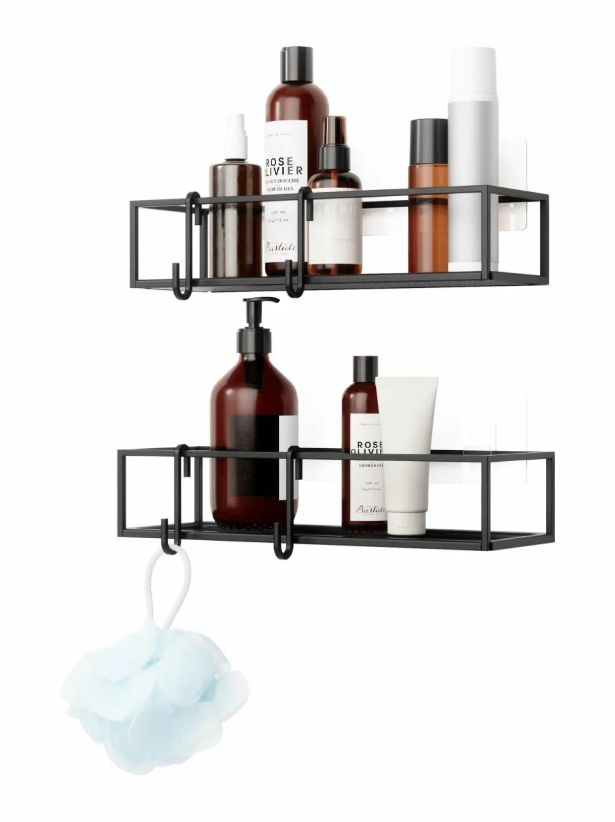 Cubiko-suihkuteline 2 kpl