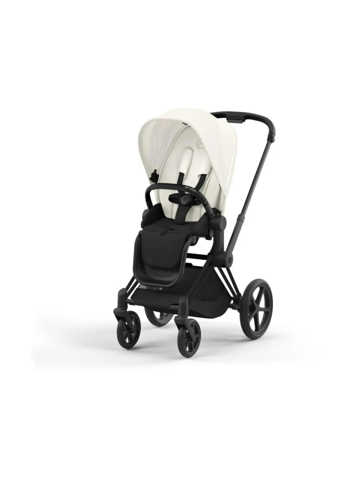 Cybex Priam 4 yhdistelmävaunut ja turvakaukalo (Matte/Black)