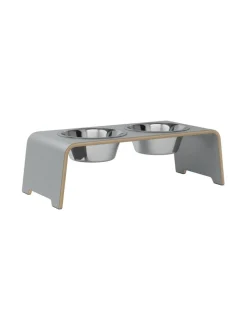 dogBar® Classic korotettu ruokakuppiteline - Harmaa